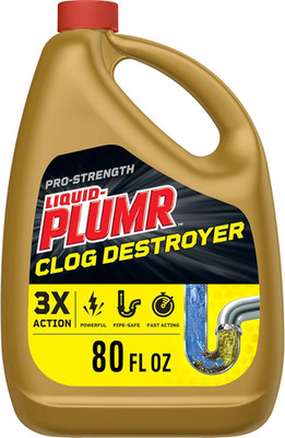 Pro-Strength Full Clog Destroyer, Bathroom & Kitchen Sinks, Shower and Tub Drain