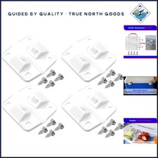 Cooler Replacement Hinges and Screws Set, Durable Plastic with Stainless Steel
