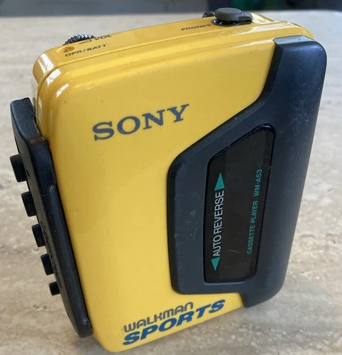 Vintage Sony Sports Walkman - Portable Cassette Tape Player WM-A53 Untested