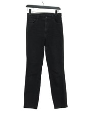 J Brand Women's Jeans W 28 in Black Cotton with Elastane Straight