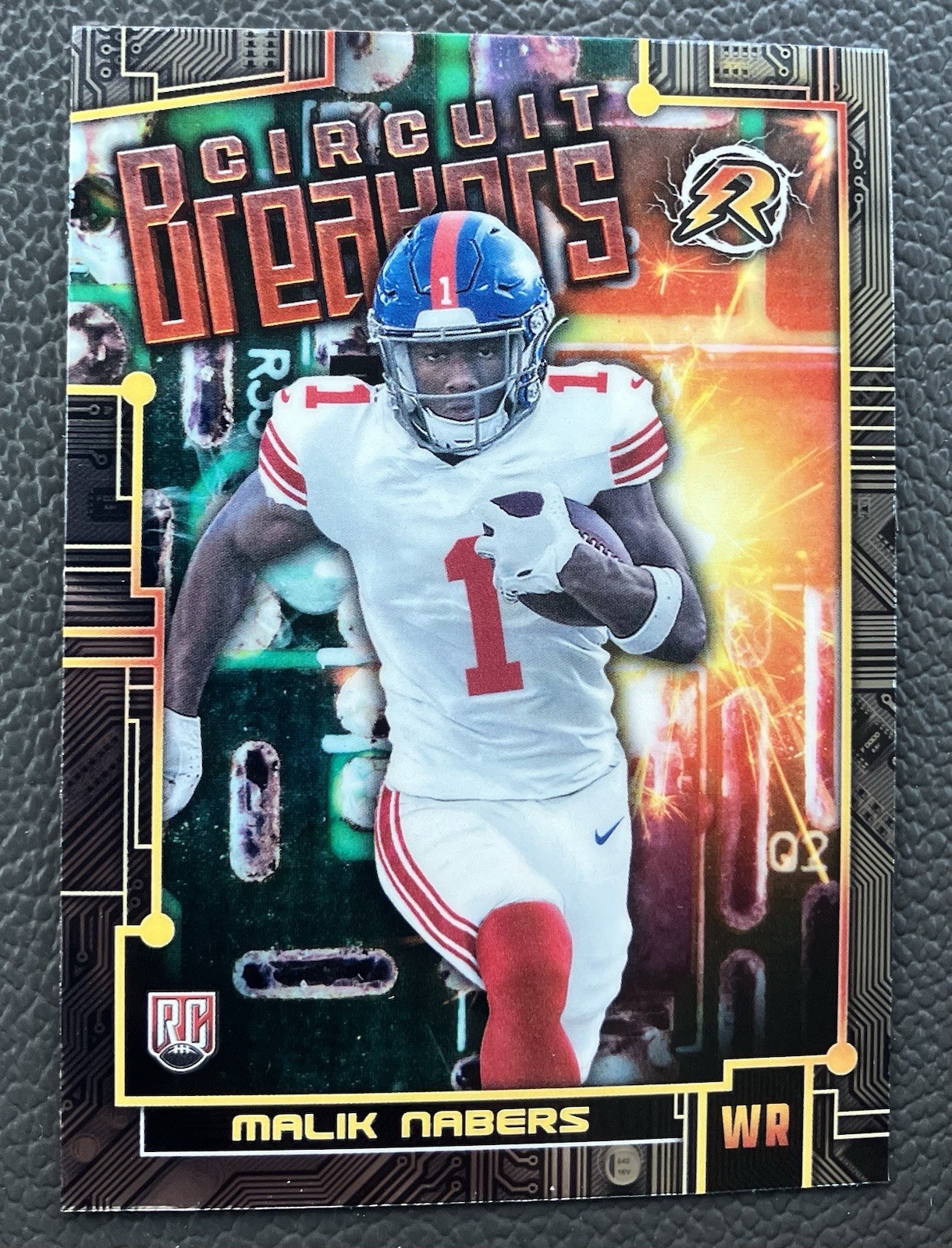 2024 Topps Resurgence Football Circuit Breakers Malik Nabers Refractor