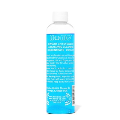Ultrasonic Jewelry & Eyeglass Cleaner Solution Concentrate - Professional Cle...