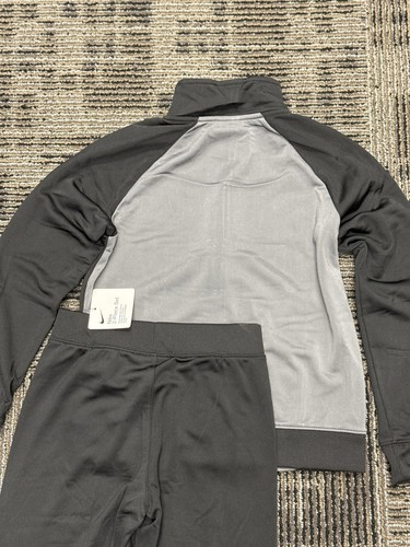 NWT BOYS NIKE BLACK GREY FULL-ZIP 2 PIECE PANT & JACKET TRACK SET SIZE 5 &6 - Picture 9 of 9