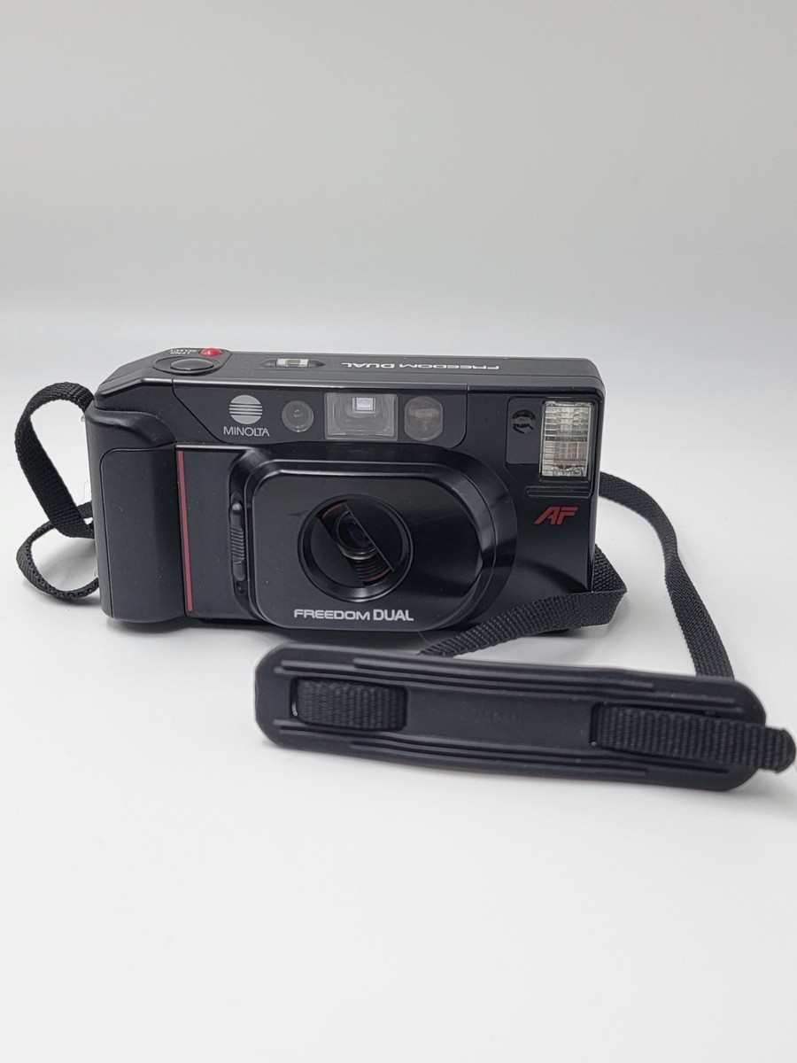 Vintage Minolta Freedom Dual AF 35mm Point & Shoot Film Camera