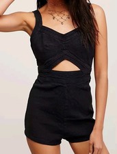 NWT Free People Heart Lines Romper Size 12