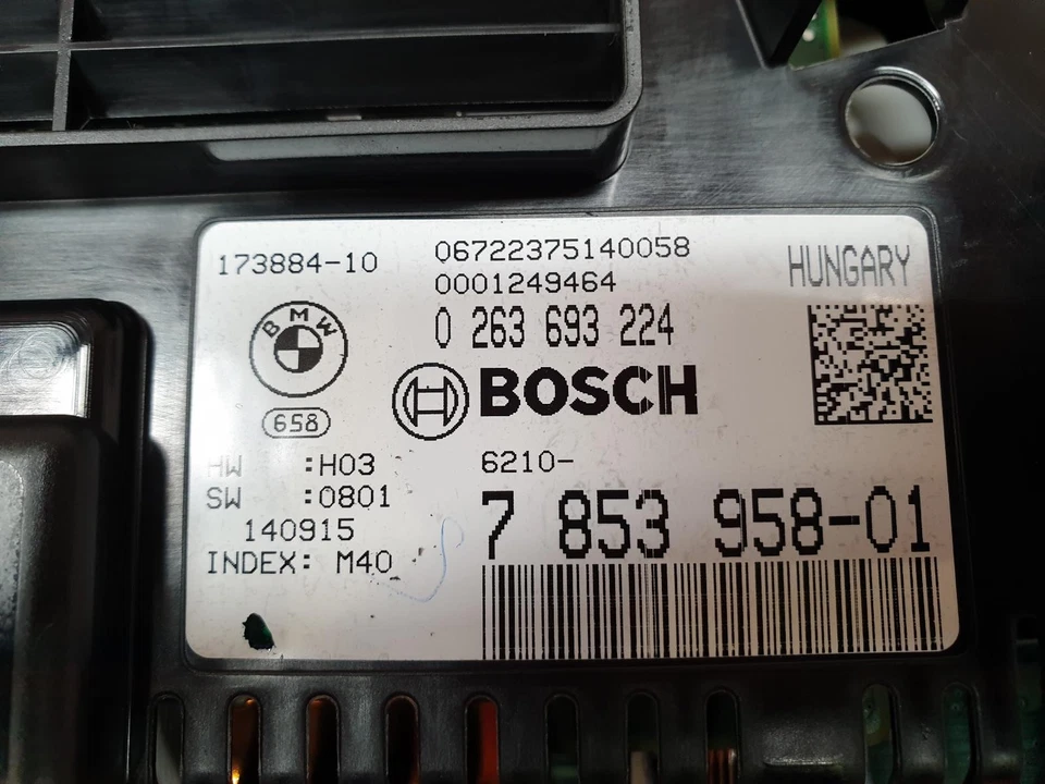 Cuadro de instrumentos velocímetro BMW M6 GRAN CUPÉ SPEEDO 2014 4,4 L Foto 4 de 4