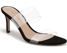 Veronica Beard Women's Asha Slip On Heel Sandal Black 8.5M