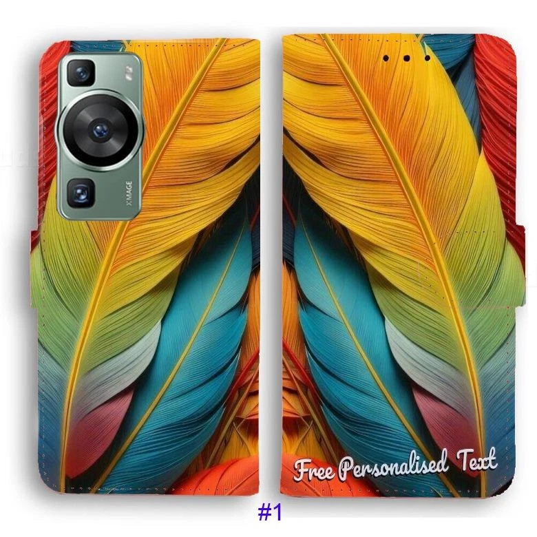 Capa telefone texto personalizada para Huawei P Series - P60/50/40/30/20/10/9/8 - Imagem 2 de 4