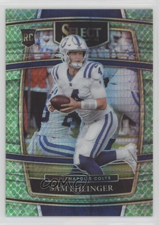 2021 Panini Select Concourse Dragon Scale Prizm 4/89 Sam Ehlinger Rookie RC 7ba