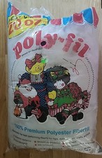 VTG Fairfield Poly-Fil Craft Stuffing Polyester Fiber - Open Pkg 16oz USA Made