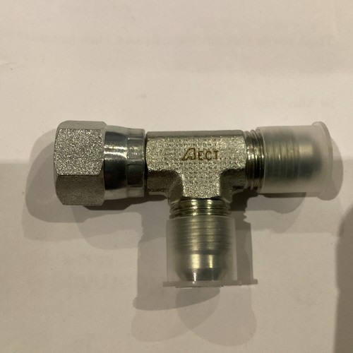 ECT Hydraulic Fluid Connector T Piece P/n. A3J-090909, Alt Number RA180518-09. - 第 1/5 張圖片