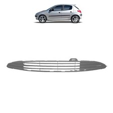 Gitter Blende Stoßstange für PEUGEOT 206 vorne Mitte ab 1998 Certified Quality