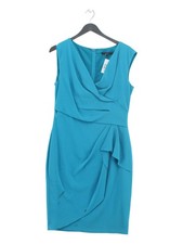 Coast Bodycon Midi Dress UK12 in Blue