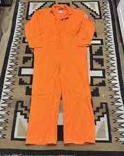 Bulwark FR Flame Resistant Coveralls Orange Size 50 Regular CAT 2 NEW