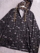 Barstool Sports Jacket Mens Large Spittin Chiclets Quarter Zip Hoodie Drawstring