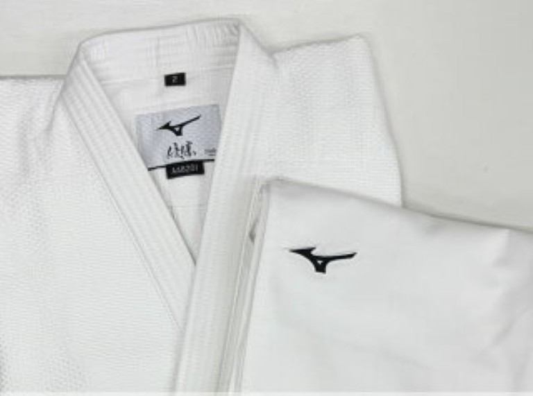 Mizuno Yusho NX Judo Gi Uniform Jacket Pants Set White 22JAAA8201