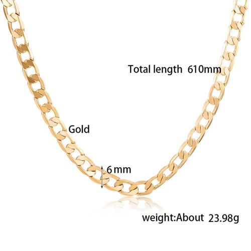 Herren Dicke Kette Halskette Miss Man Herren Anhänger Glied Schmuck Panzer - Bild 11 von 11