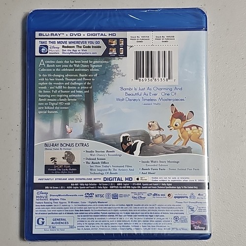 Bambi (Blu-ray, 2017 Anniversary Edition) - Imagen 4 de 7