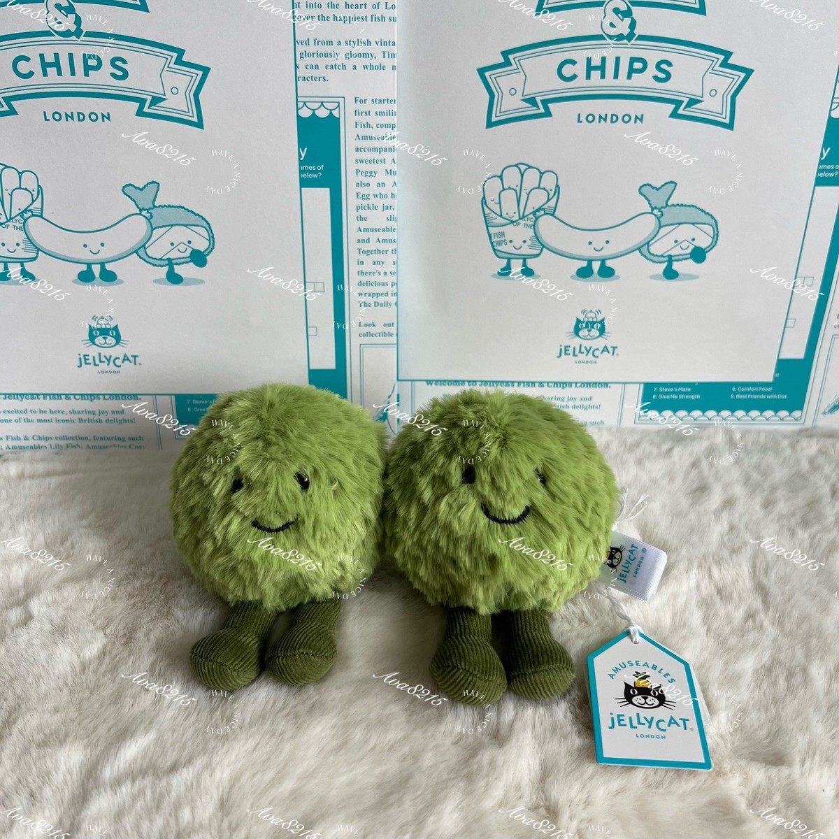 Jellycat X London Selfridges Exclusive Fish & Chips Complete