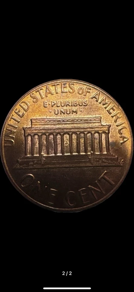 1985 Error Lincoln Penny - Image 2 of 3