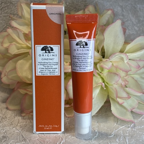Origins Ginzing Refreshing Eye Cream Brighten & Depuff .34oz New in Box FreeShip