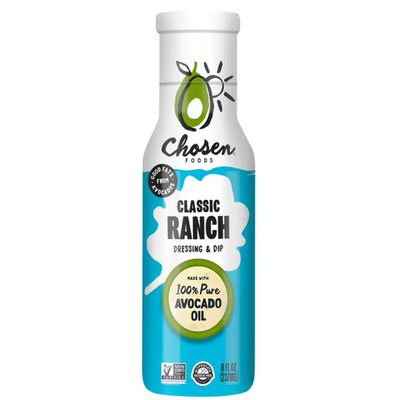 Chosen Foods Classic Ranch Dressing & Dip made with 100% Pure Avocado Oil 8 flOz