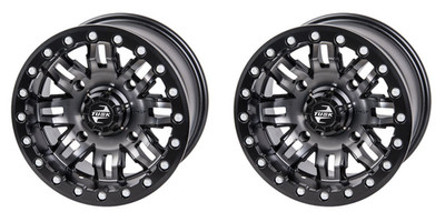 2PK 4/137 Tusk 185-279-0011f7a7-5ecbf3-2X Teton Bdlock Wheel 14x7 5.0+2.0 Gun