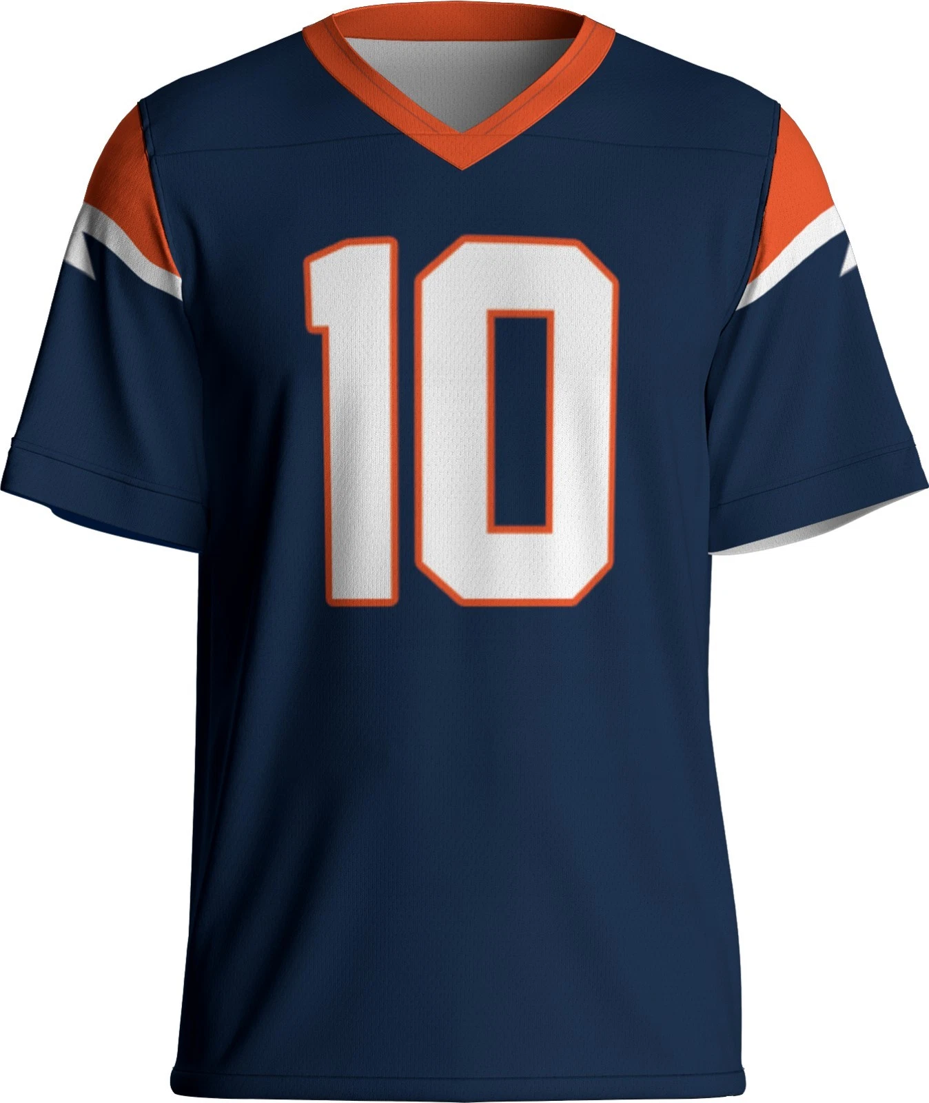 Custom Navy Bo Nix Jersey