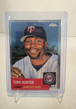 2022 Topps Chrome Platinum Anniversary Torii Hunter #46 Twins Baseball Base Set
