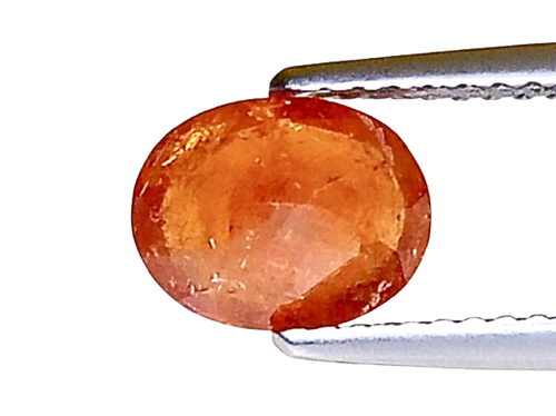 1.85cts Red orange natural spessartite garnet Oval cut loose gemstones - Picture 3 of 3