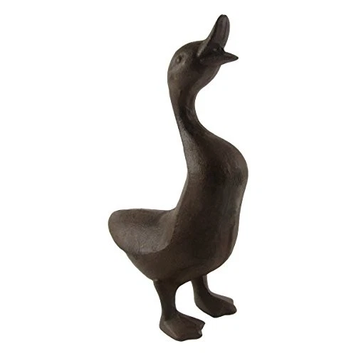 Estatua de jardín de pato de metal de gurús del tesoro adorno de estanque Foto 2 de 2