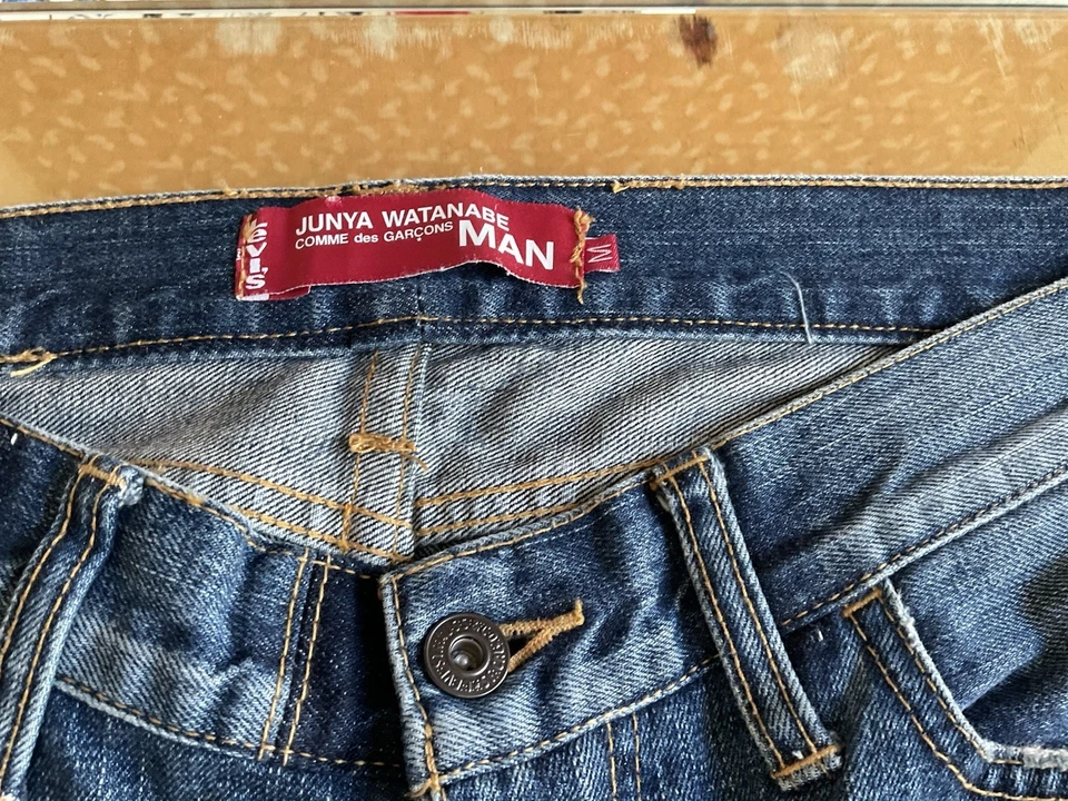 JUNYA WATANABE (CDG) X LEVI’S 503 (EDICIÓN JAPÓN) JEAN DE RECONSTRUCCIÓN (34”) Foto 4 de 4