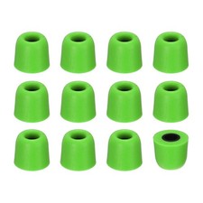 Memory Foam Earbud Tips 4.9mm/0.19" , 12Pcs - Medium Ear Bud Tips, Green