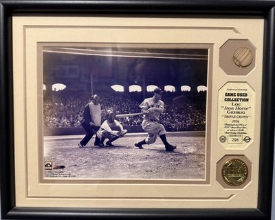 Lou Gehrig New York Yankees Highland Mint game used bat- handle RARE 298/325