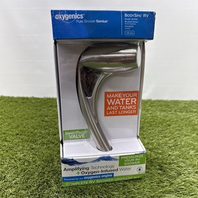 Oxygenics Pure Shower Genius BodySpa RV Showerhead Handheld Brushed Nickel 26488