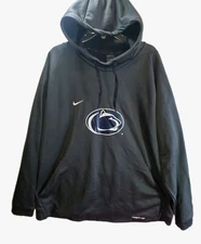 Penn State Nittany Lions Hoodie Sweatshirt Nike Center Swoosh Fleece Mens 4XL