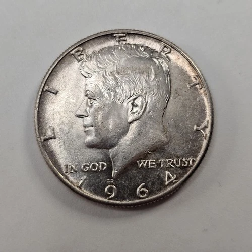 1964 Kennedy Half Dollar 90% Silver Appears To Be A D 12.5 Grams Please Read⬇