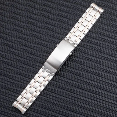 20 mm 316L Steel / Two Tone Watch Bracelet Strap Fits Omega Seamaster 300M - Bild 8 von 11