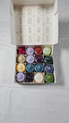 Partylite mixed lot 2 boxes, 20 votives total multiple colors