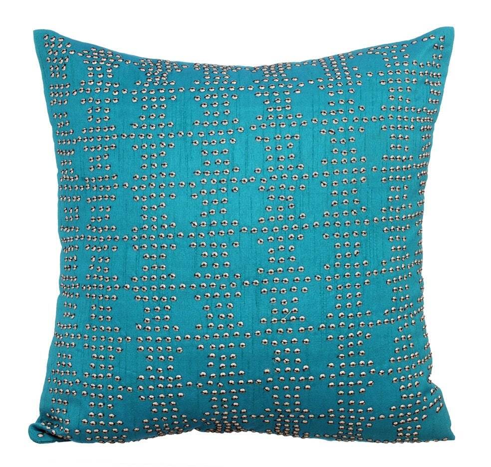 Sofa Pillow Case Blue 16