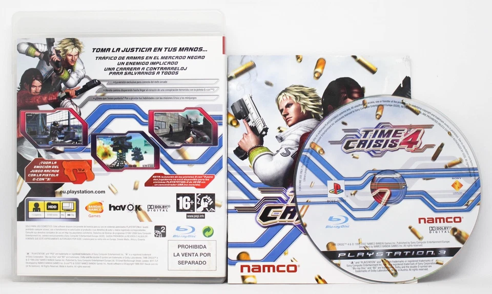 TIME CRISIS 4 - PLAYSTATION 3 PS3 PLAY STATION 3 - PAL ESPAÑA - NAMCO, foto 2 de 2