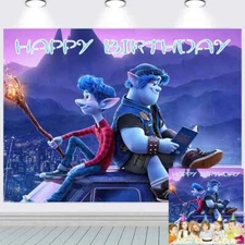 Onward Party Supplies Birthday Backdrop Banner Background for kids Themed Party