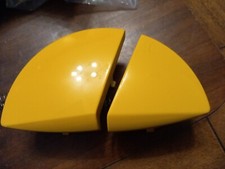 Friatec Set Drucktaste groß und klein gelb mit Federn zu FRIABLOC 333404