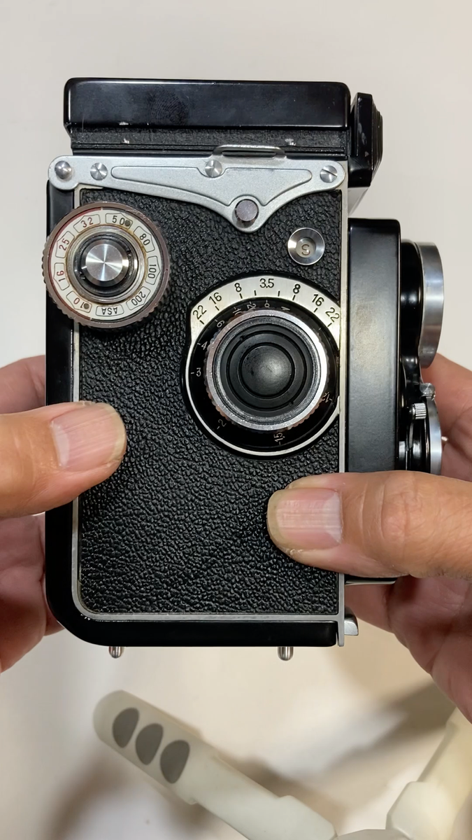 Excellent+++++ Yashica New A Tlr 6x6 Yashikor f3.5 80mm Film