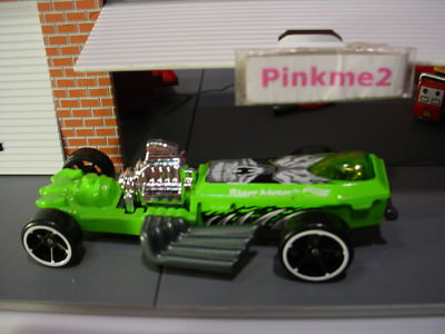 2018 Hot Wheels RIGOR MOTOR☆green coffin; white rim☆Multi Pack
