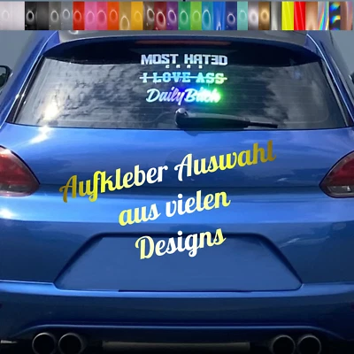 MARKENLOS Auto Aufkleber Auswahl Tuning Heckscheiben Autoaufkleber Girl 30cm