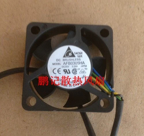 Delta AFB0305HA 3010 30x30x10mm 3cm DC 5V 0.24A 4pin - Image 2 of 3