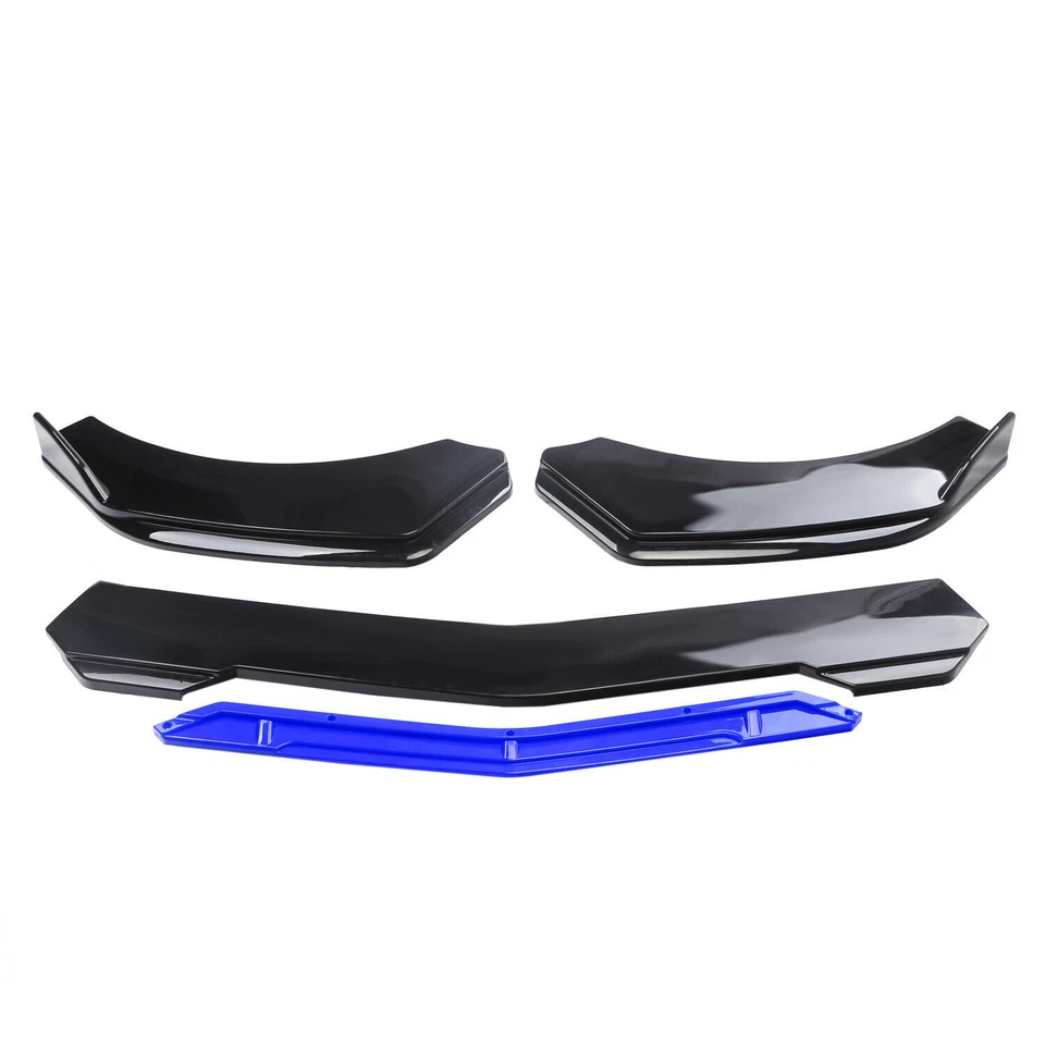 Front Bumper Lip Splitter Spoiler Body Kit Glossy For Chevrolet Corvette C7 ZR1 Foto 4 de 4