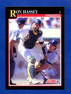 1991 SCORE #806 RON HASSEY | eBay