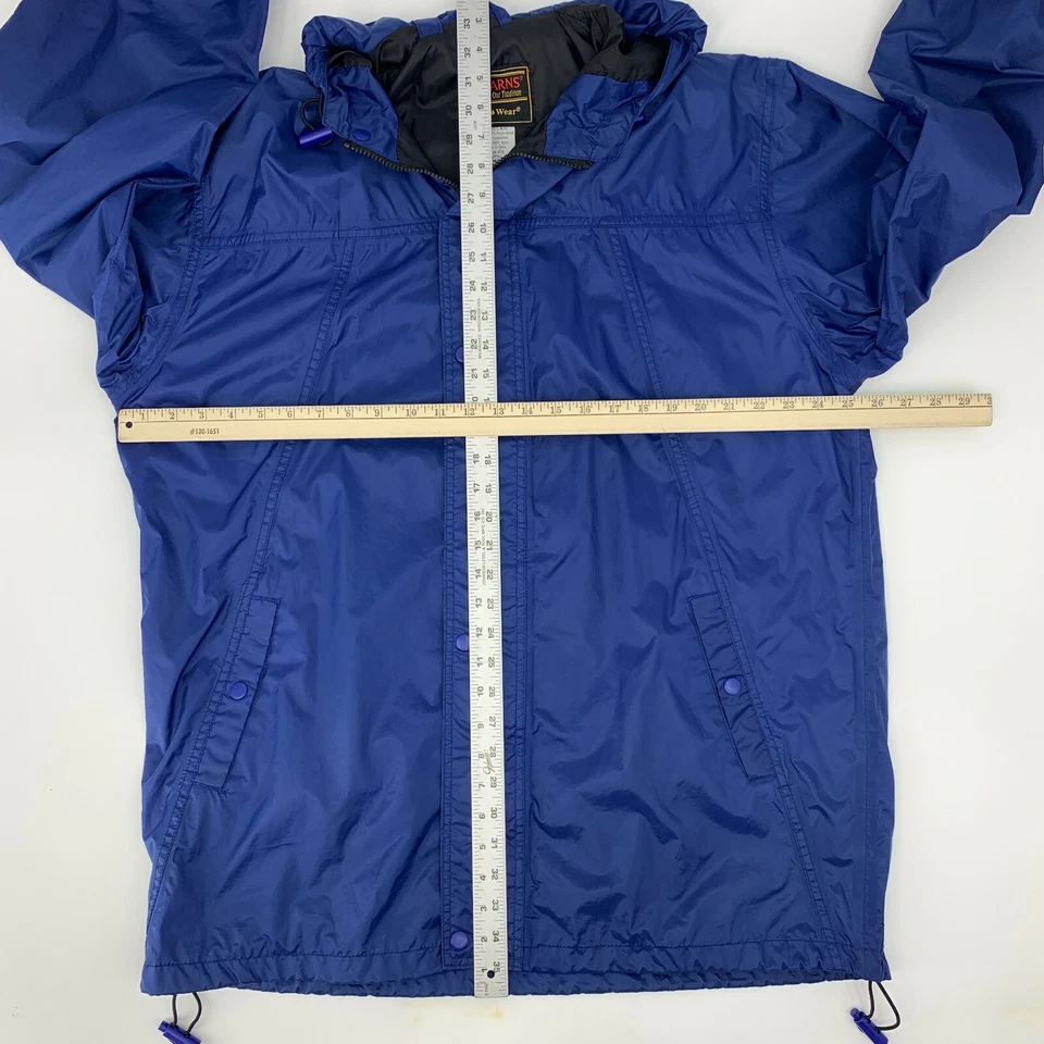 Chaqueta de lluvia Stearns Dry Wear para mujer mediana grande cremallera completa abrigo impermeable con capucha Foto 4 de 4